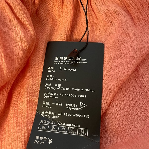 R.Vivimos Halter Deep V Neck Mini Dress - Picture 4 of 4